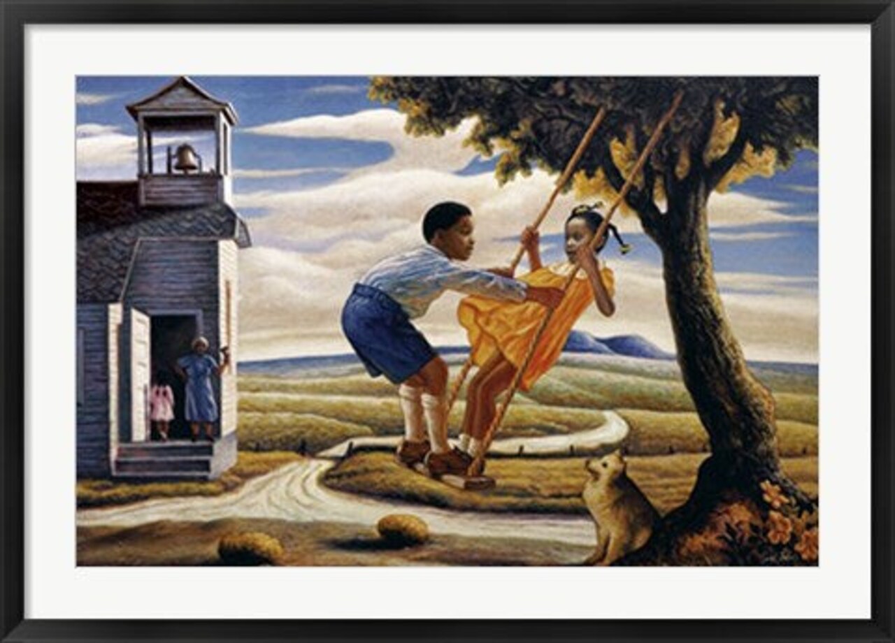 Framed Art My First Love by Sarah Jenkins - Romantic Wall for Home Décor